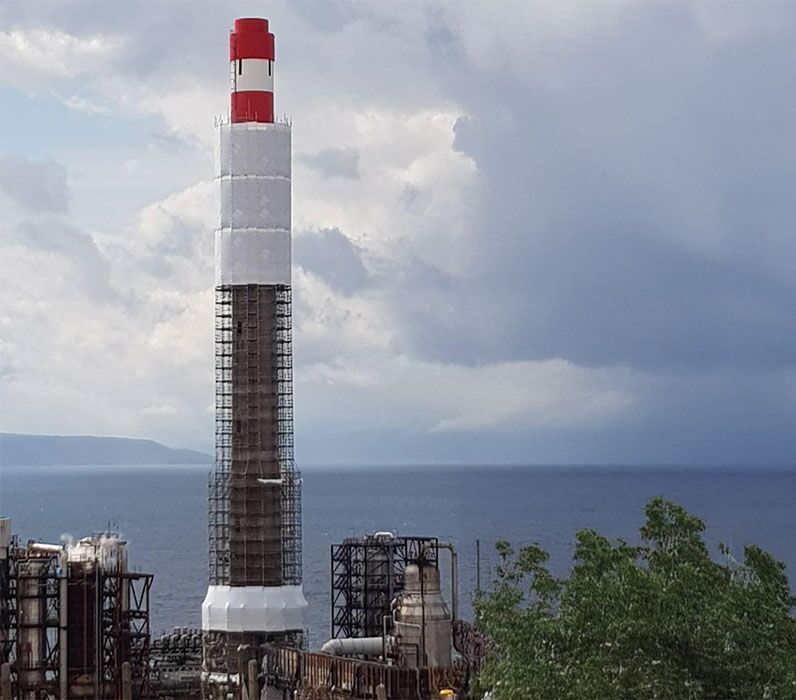 Shrink Wrap on a Tower